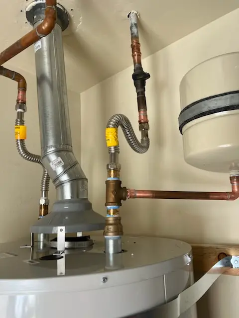 Water heater installation and plumbing repair in Bayport West